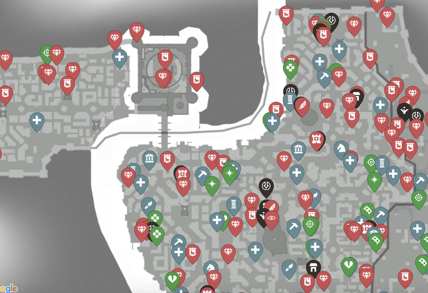 Assassin's Creed: Brotherhood Map Image