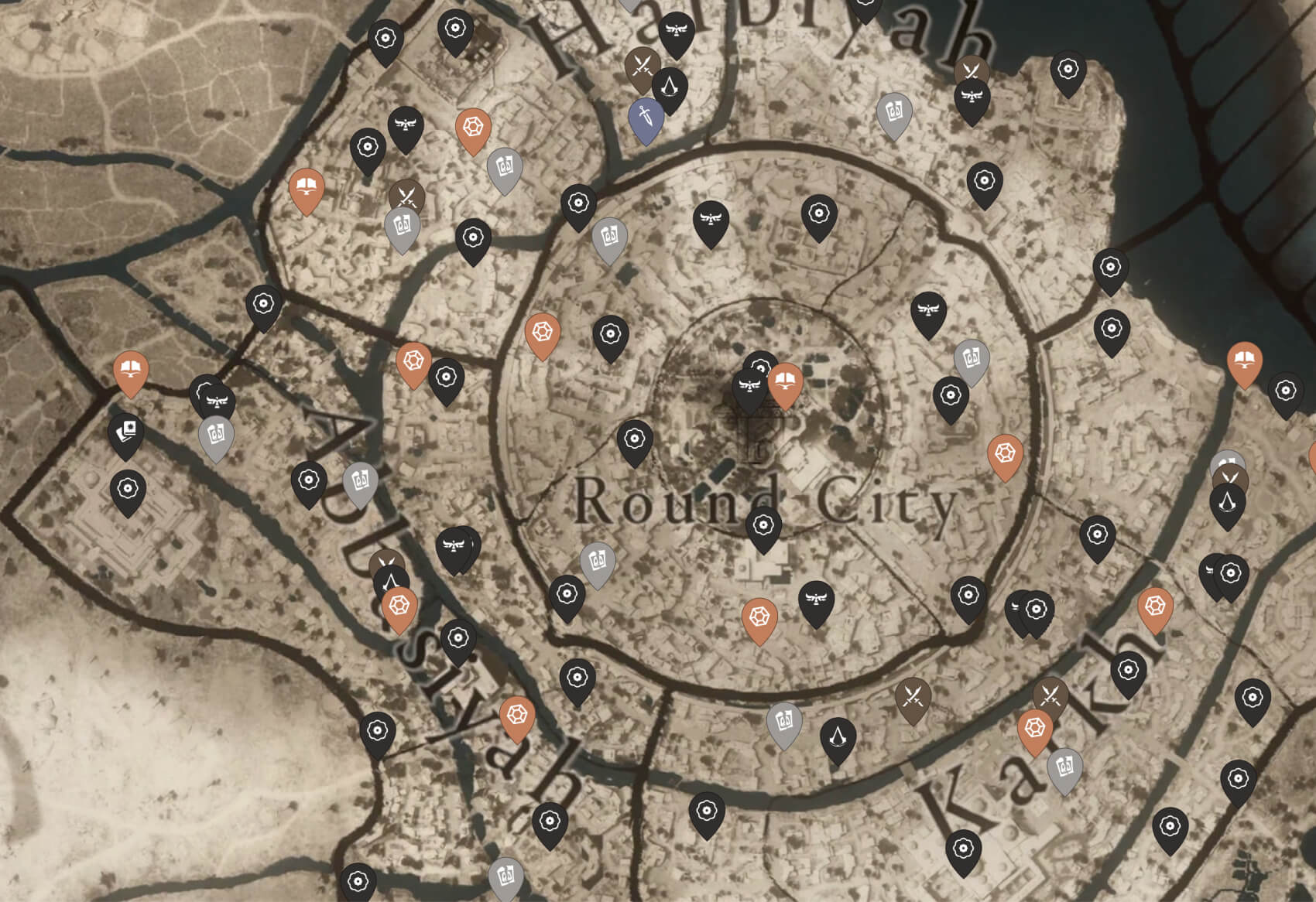 Assassin's Creed Mirage Map Image