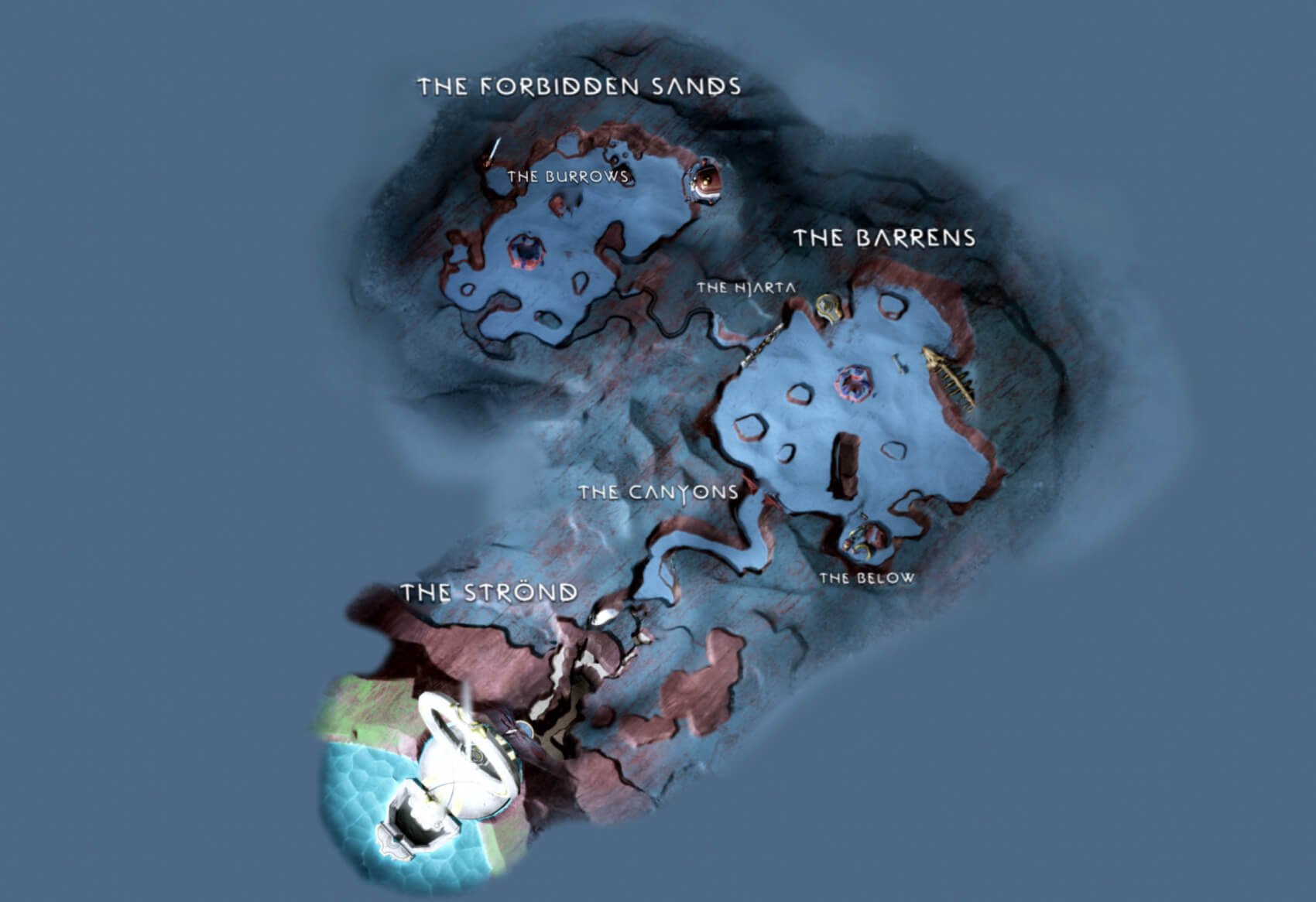 God of War Ragnarök Map Image