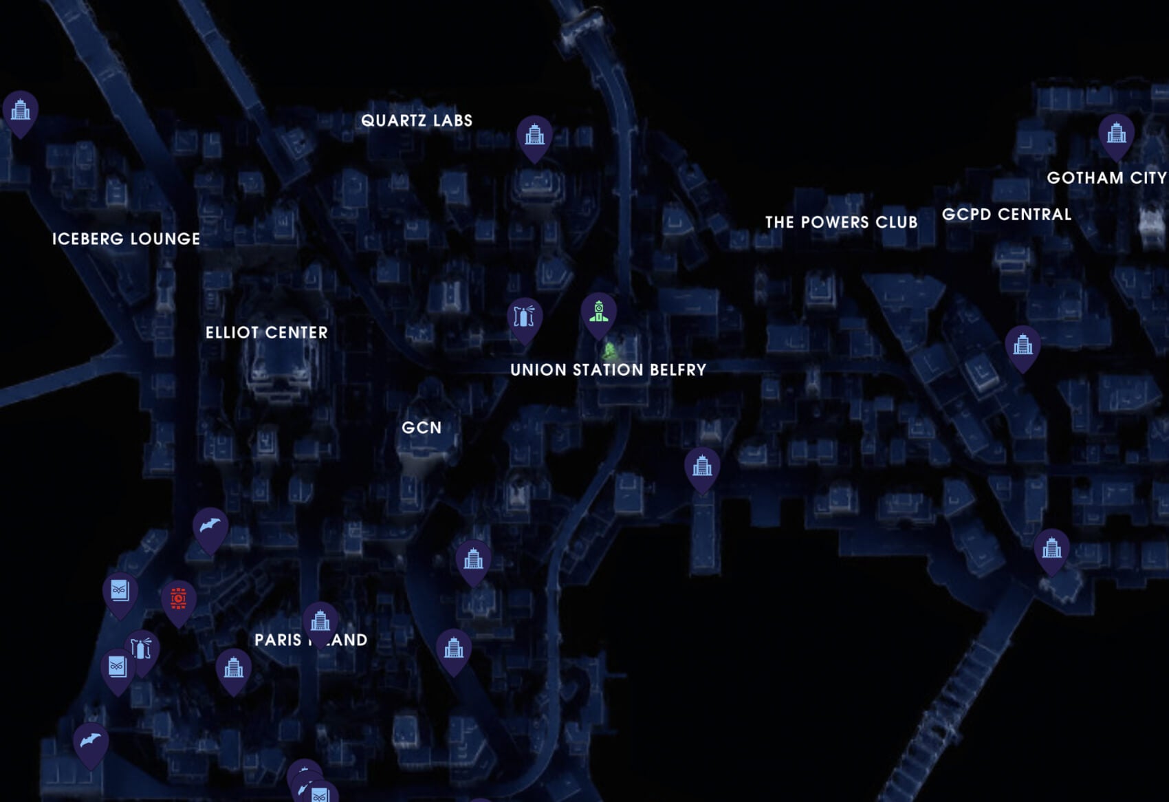 Gotham Knights Map Image