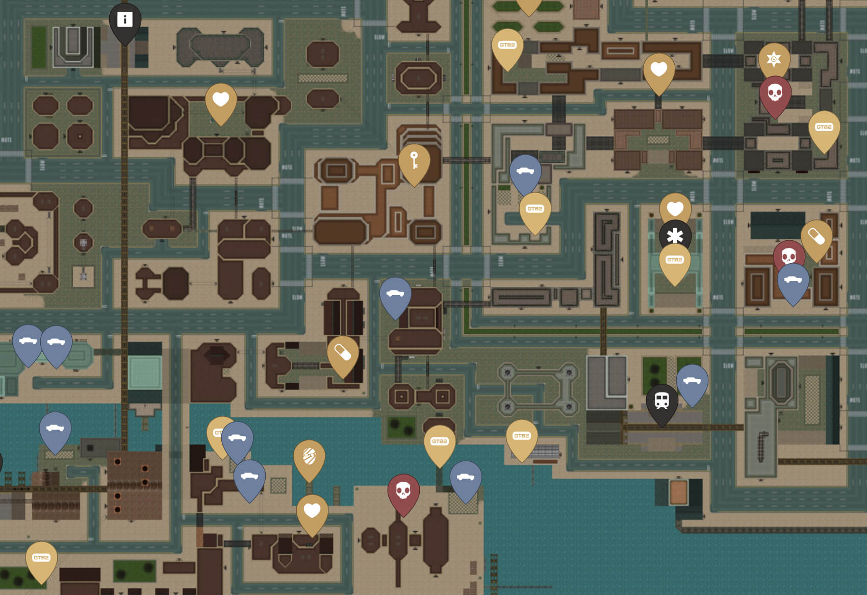 Grand Theft Auto 2 Map Image