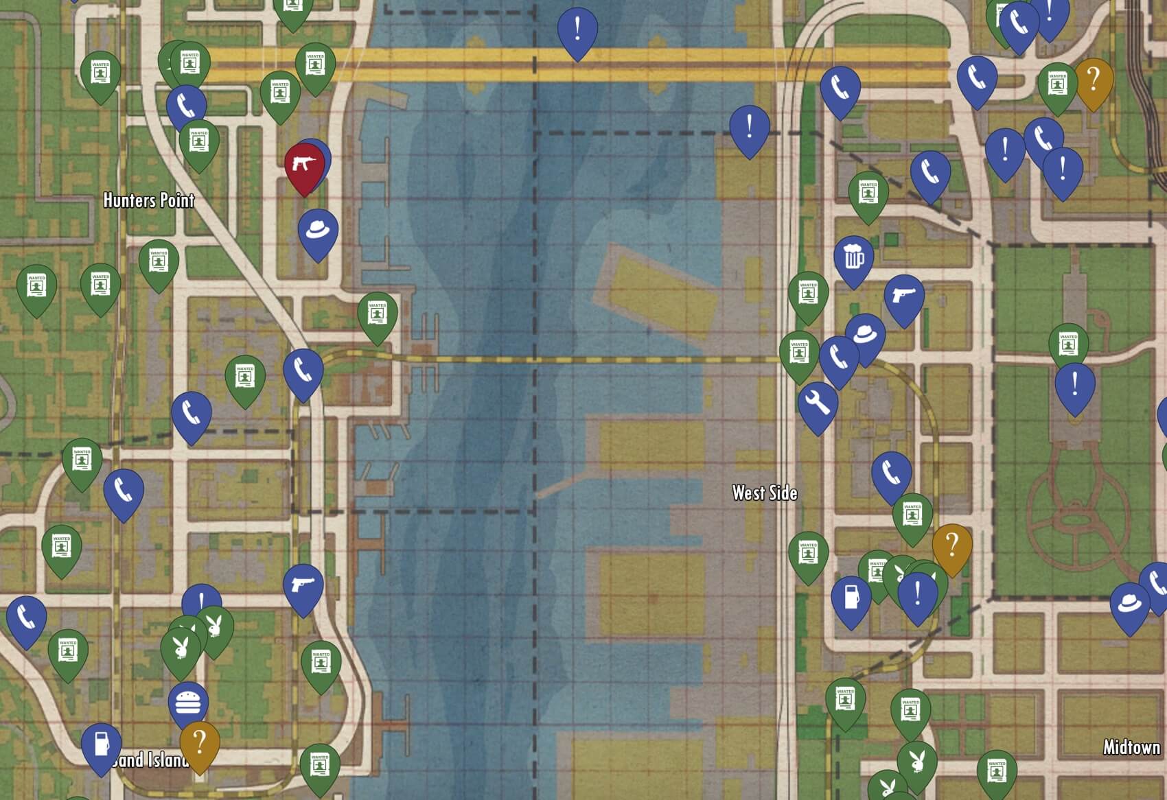 Mafia II Map Image