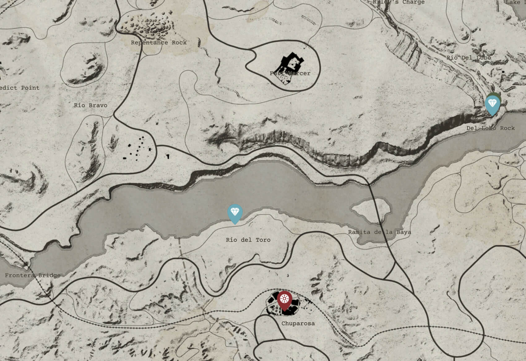 Red Dead Redemption Map Image