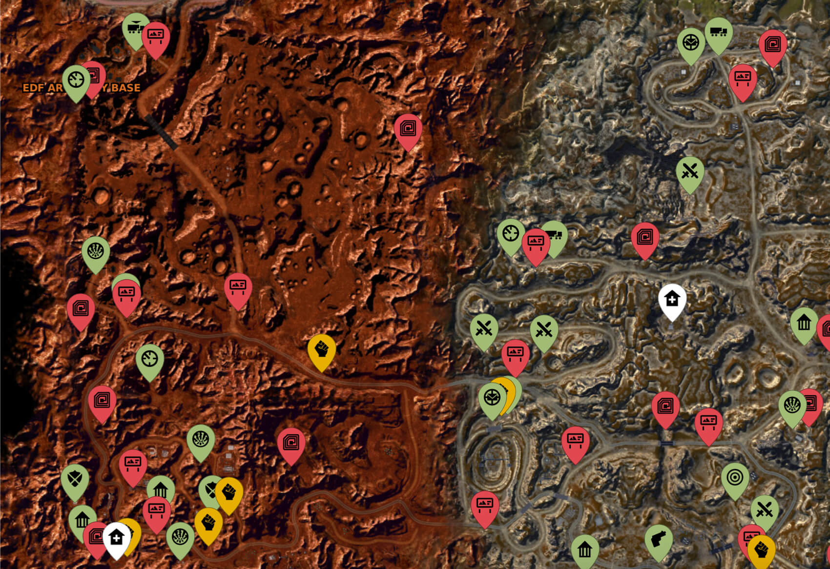 Red Faction: Guerrilla Map Image