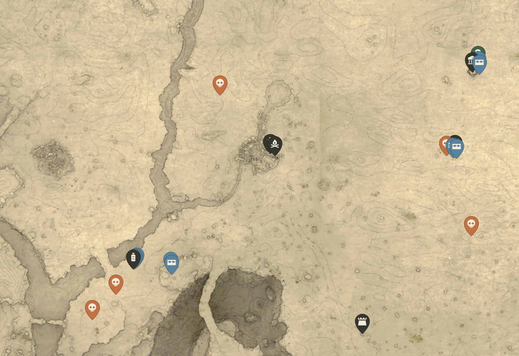 SAND LAND Map Image